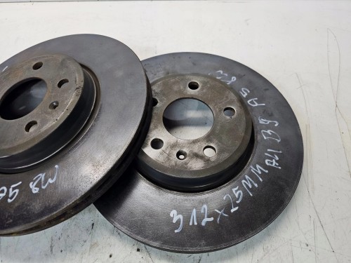 TARCZA TARCZE HAMULCOWE PRZÓD AUDI A4 B9 A5 8W 312MM 25MM ORYGINAŁ