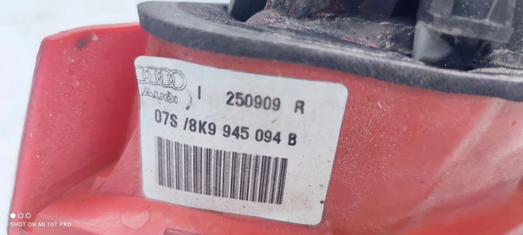 LAMPA PRAWY TYŁ AUDI A4 B8 KOMBI LED 8K9945094B