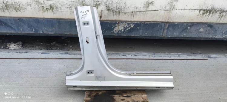 ĆWIARTKA PRÓG SŁUPEK B PRAWY AUDI A6 C7 LIFT