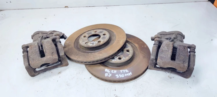 ZACISK HAMULCOWY TYŁ KOMPLET AUDI A6 C7 A7 330 MM