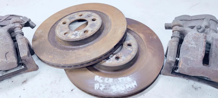 ZACISK HAMULCOWY TYŁ KOMPLET AUDI A6 C7 A7 330 MM