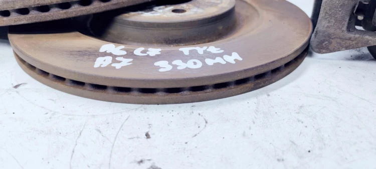 ZACISK HAMULCOWY TYŁ KOMPLET AUDI A6 C7 A7 330 MM