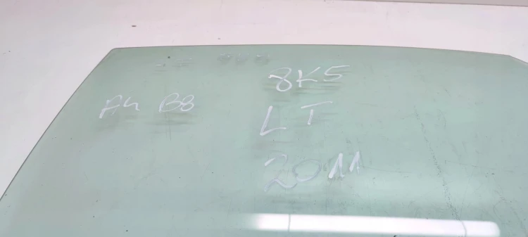 SZYBA BOCZNA DRZWI LEWY TYŁ AUDI A4 B8 8K5 SEDAN 2011