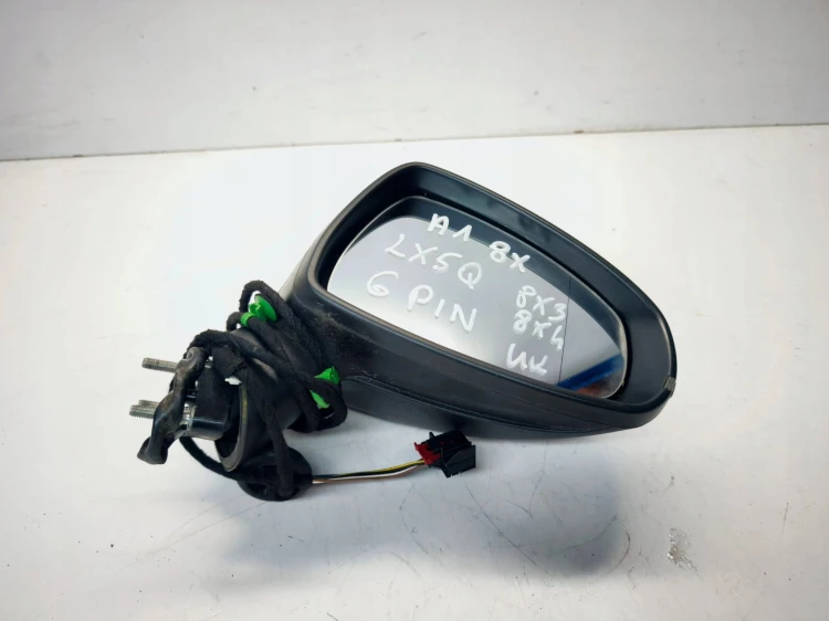 LUSTERKO ZEWNĘTRZNE PRAWE AUDI A1 8X3 8X4 6 PIN UK LX5Q