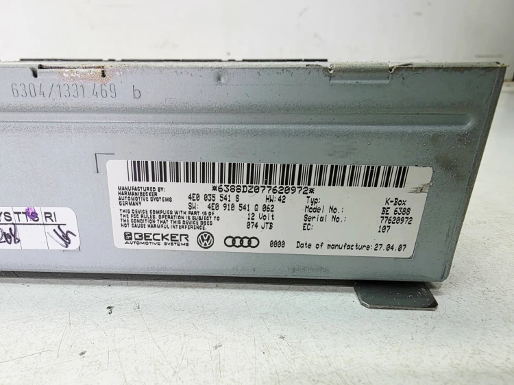 TUNER MODUŁ RADIA AUDI A6 C6 A8 D3 Q7 4L 4E0035541S 4E0910541Q
