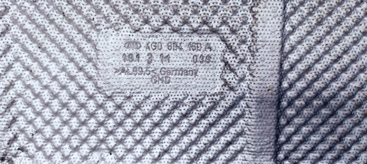 OSŁONA TERMICZNA TUNELU AUDI A6 C7 A7 4G0804160A