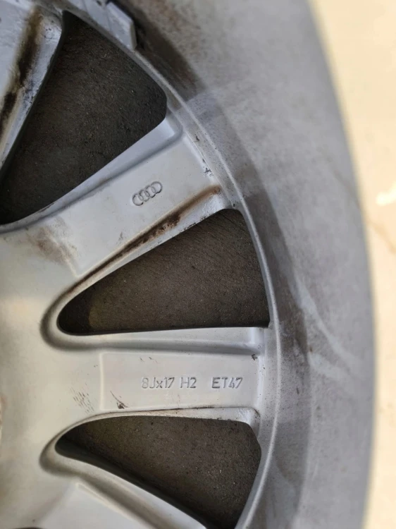 FELGA FELGI VW AUDI A3 A4 A6 ITP 8.0J R17 ET47 8K0601025C R*21* KOMPLET !!!