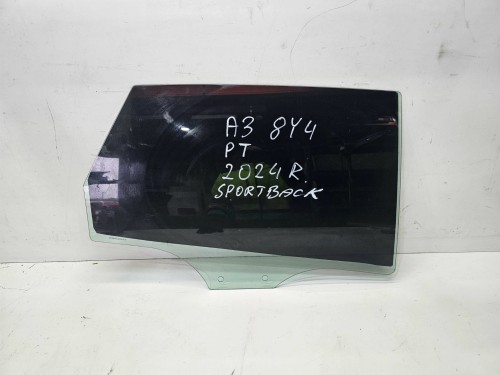 SZYBA BOCZNA DRZWI PRAWY TYŁ AUDI A3 8Y SPORTBACK 2024 8Y0845206A