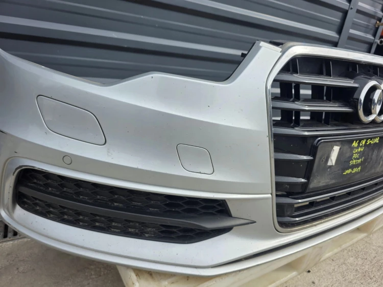 ZDERZAK PRZÓD KOMPLETNY AUDI A6 C7 S LINE SPRYSKI 4 X PDC ORYGINAŁ LX7W !!!