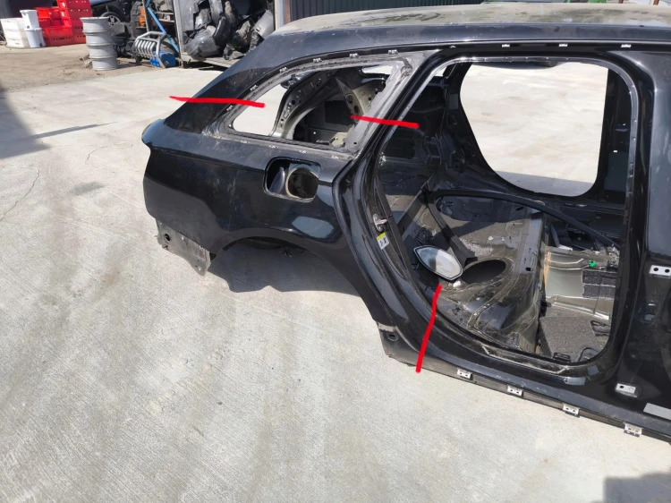 ĆWIARTKA BŁOTNIK TYŁ PRAWA STRONA AUDI A6 C7 KOMBI 2011-2017 ORYGINAŁ !!!