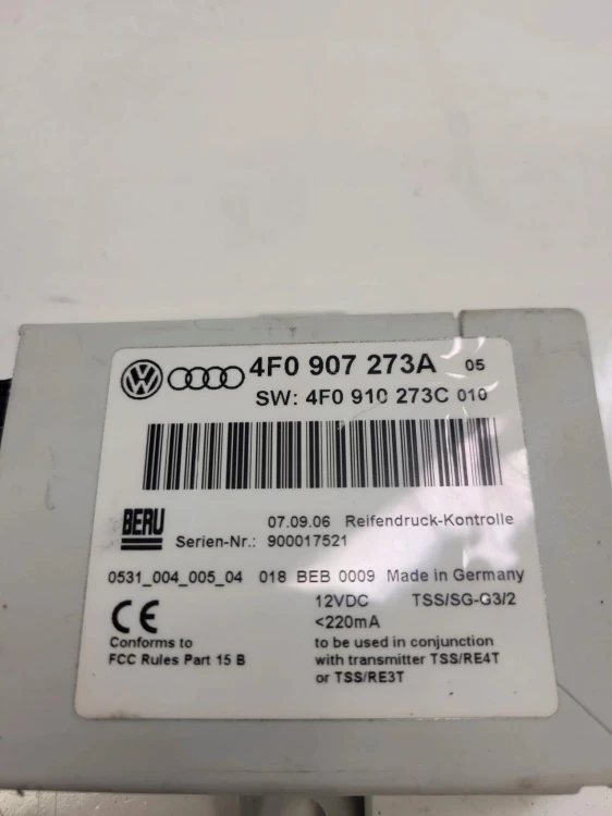 MODUŁCCIŚNIENIA OPON AUDI Q7 4L A6 C6 4F0907273A