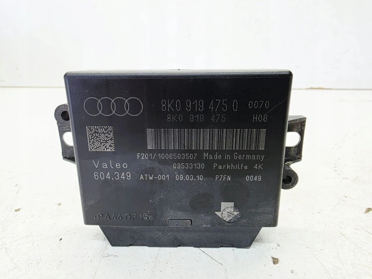 STEROWNIK MODUŁ CZUJNIKÓW PARKOWANIA TYŁ AUDI A4 B8 A5 Q5 8K0919475Q 4K