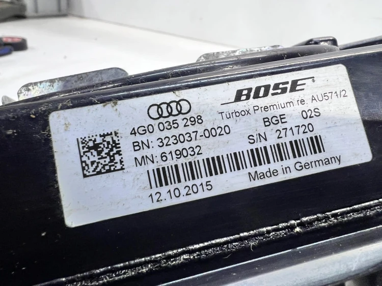 OBUDOWA TUBY TUBA BOSE AUDI A6 C7 4G0035298