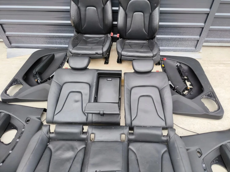 FOTEL FOTELE AUDI A5 8T COUPE SKÓRA S LINE BEZ PODGRZEWANIA KOMPLET *2*!!!