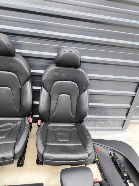 FOTEL FOTELE AUDI A5 8T COUPE SKÓRA S LINE BEZ PODGRZEWANIA KOMPLET *2*!!!