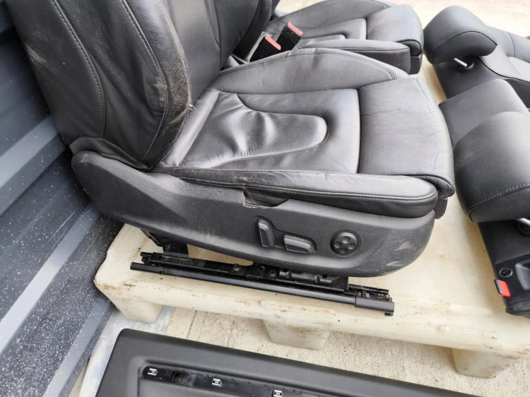 FOTEL FOTELE AUDI A5 8T COUPE SKÓRA S LINE BEZ PODGRZEWANIA KOMPLET *2*!!!