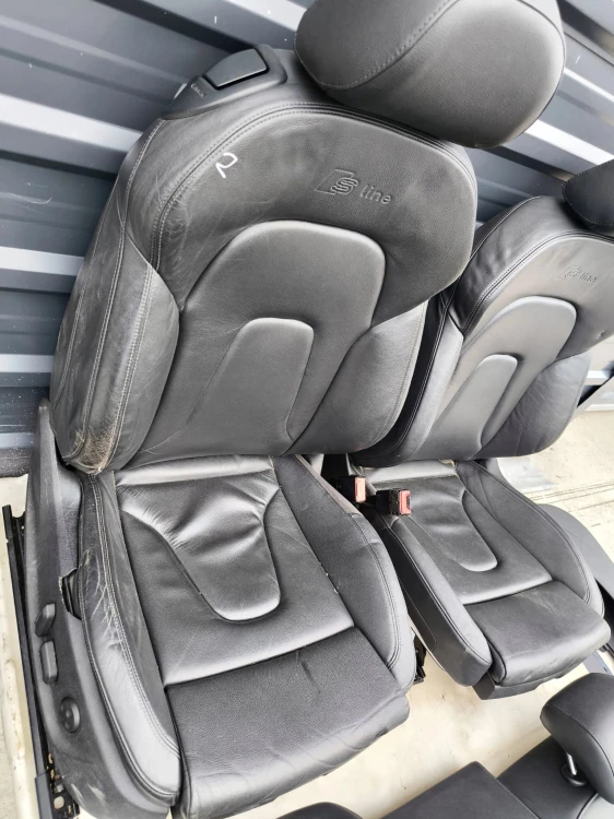 FOTEL FOTELE AUDI A5 8T COUPE SKÓRA S LINE BEZ PODGRZEWANIA KOMPLET *2*!!!
