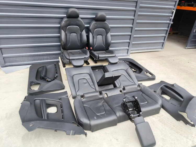 FOTEL FOTELE AUDI A5 8T COUPE SKÓRA S LINE BEZ PODGRZEWANIA KOMPLET *2*!!!