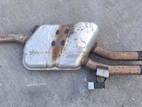 TŁUMIK WYDECH ŚRODKOWY AUDI A8 D4 4.2 4H0253411