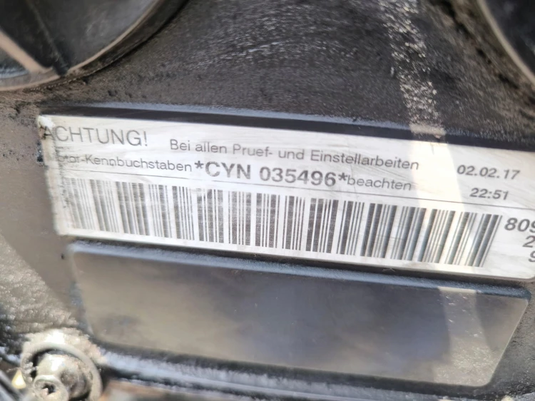 SILNIK KOMPLETNY AUDI PORSCHE 2.0 TFSI CYN CYNB 72419KM ORYGINAŁ !!!