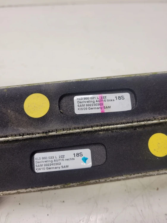 RELING DACHOWY CHROM KOMPLET AUDI Q7 4L0860022-021