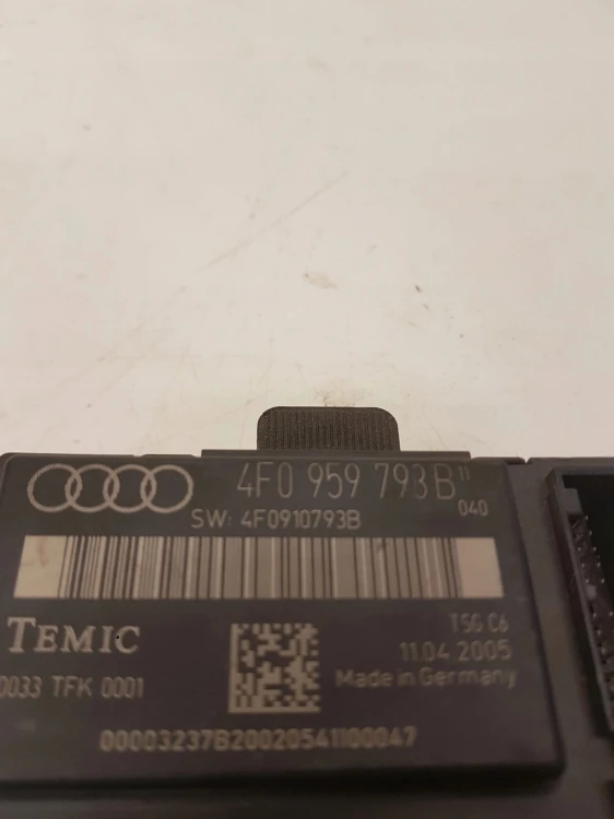 STEROWNIK MODUŁ DRZWI AUDI A6 C6 4F0959793B