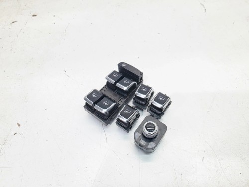 PRZEŁĄCZNIK WŁĄCZNIK SZYB CHROM AUDI A4 B8 LIFT 8K0959851F KOMPLET
