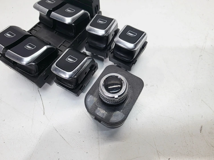 PRZEŁĄCZNIK WŁĄCZNIK SZYB CHROM AUDI A4 B8 LIFT 8K0959851F KOMPLET