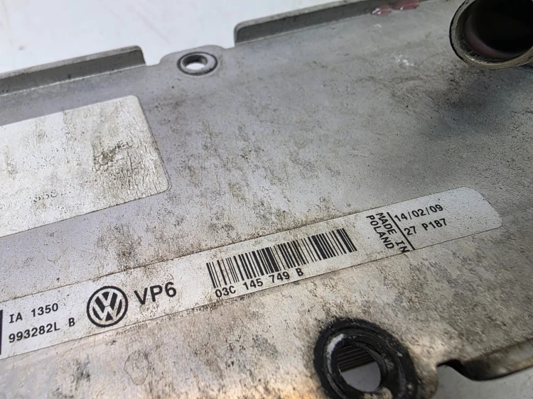 CHŁODNICA POWIETRZA KOLEKTORA AUDI VOLKSWAGEN SEAT SKODA 03C145749B