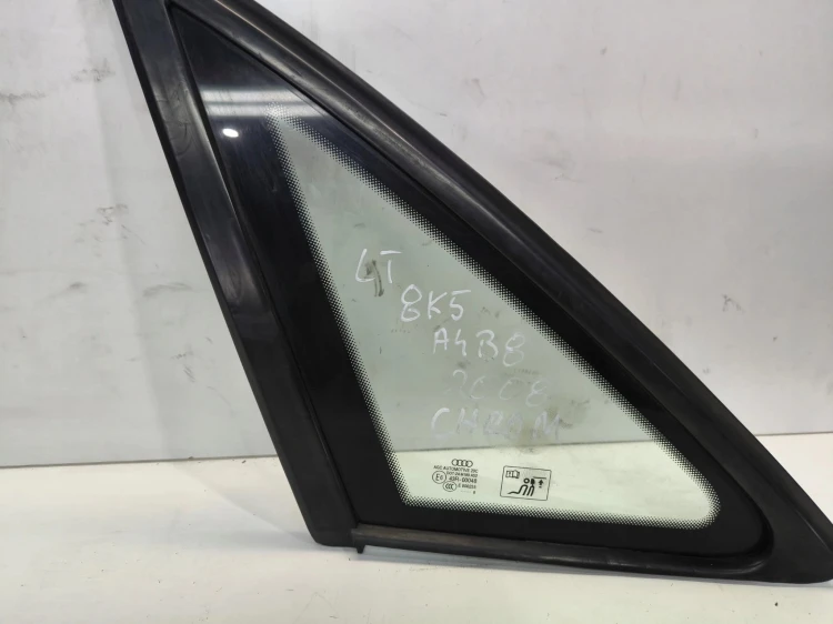 SZYBA KAROSERYJNA AUDI A4 B8 SEDAN CHROM LEWY TYŁ 2008R ORYGINAŁ !!!