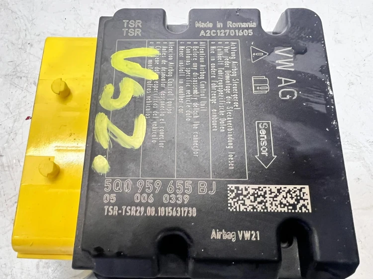 SENSOR PODUSZEK STEROWNIK AIRBAG AUDI A3 8V VW SKODA SEAT 5Q0959655BJ USZK.