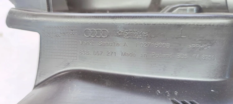 OSŁONA PROGU LEWA AUDI Q3 F3 83B867271 EUROPA