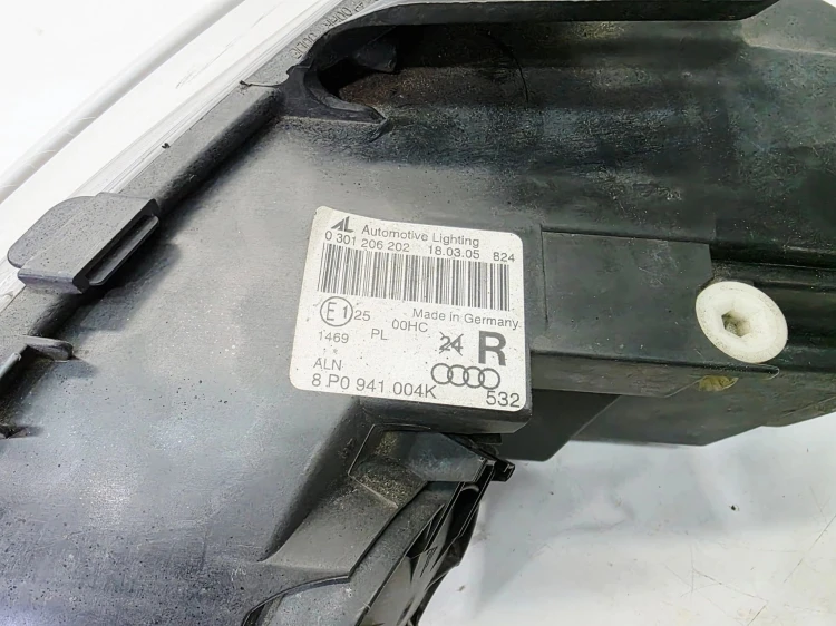 REFLEKTOR LAMPA PRAWY PRZÓD EUROPA AUDI A3 8P DUŻY GRILL 8P0941004K 84/25