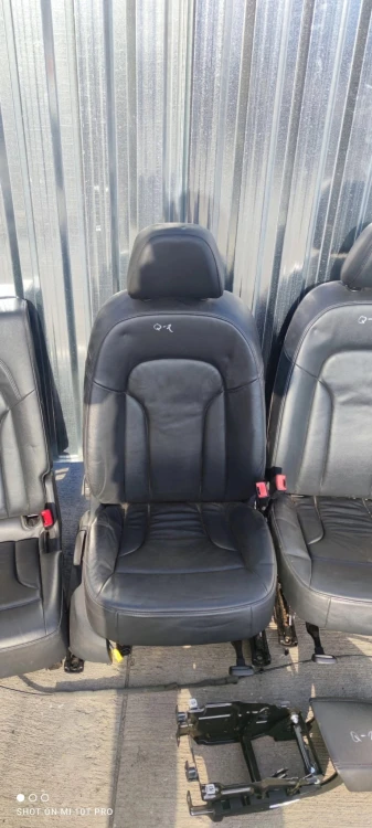 FOTEL FOTELE AUDI Q5 8R SKÓRA KOMPLET