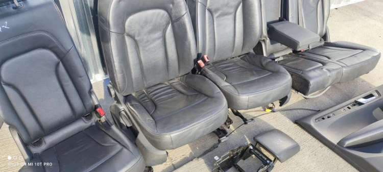 FOTEL FOTELE AUDI Q5 8R SKÓRA KOMPLET