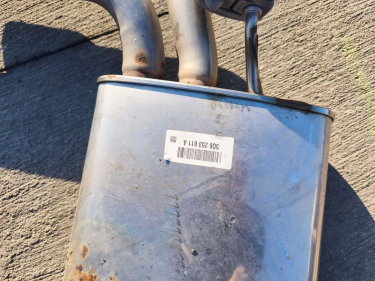 TŁUMIK WYDECH AUDI A3 8V VOLKSWAGEN SEAT SKODA 5Q6253611A 5Q0253211A