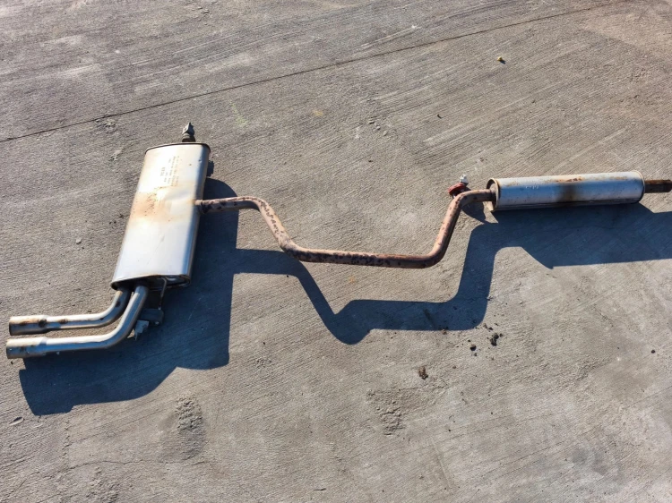 TŁUMIK WYDECH AUDI A3 8V VOLKSWAGEN SEAT SKODA 5Q6253611A 5Q0253211A