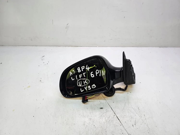 LUSTERKO LEWY PRZÓD AUDI A3 8P LIFT LY9B 6PIN UK