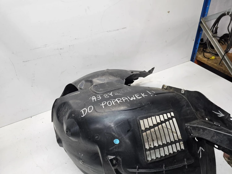 NADKOLE PLASTIKOWE PRAWY PRZÓD AUDI A3 8Y 8Y0821172R