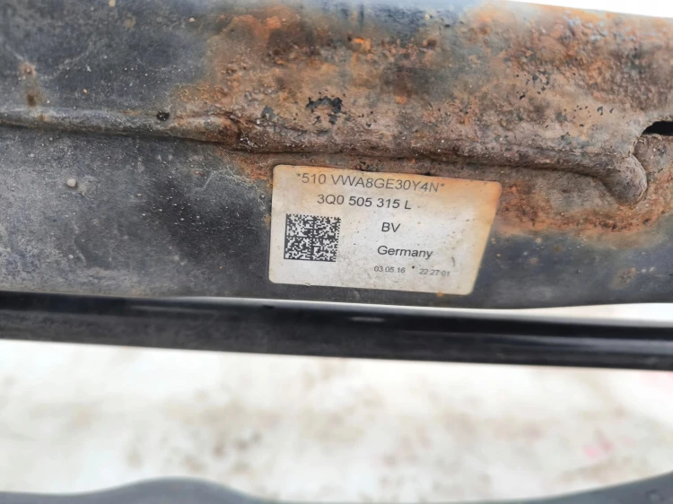 SANKI WÓZEK TYŁ BELKA KOMPLET AUDI A3 8V SEDAN VW SEAT 3Q0505315L