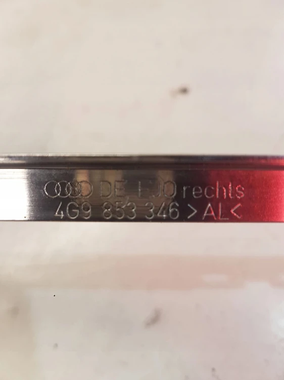 LISTWA CHROM PRAWA KAROSERYJN AUDI A6 C7 4G9853346