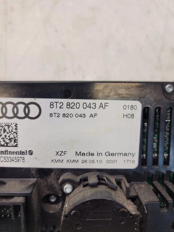 PANEL KLIMATRONIK AUDI A4 A5 Q5 8T2820043AF UK !!!