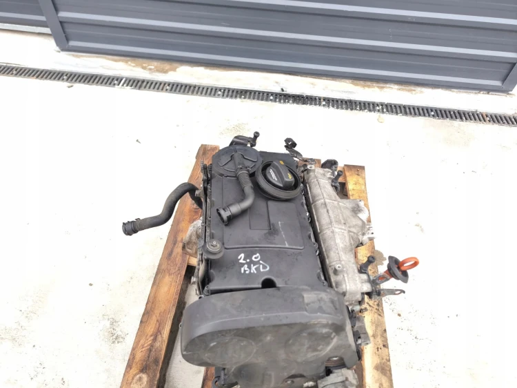 SILNIK BEZ OSPRZĘTU AUDI VW SEAT SKODA 2.0 TDI BKD ORYGINAŁ SPRAWNY !!!