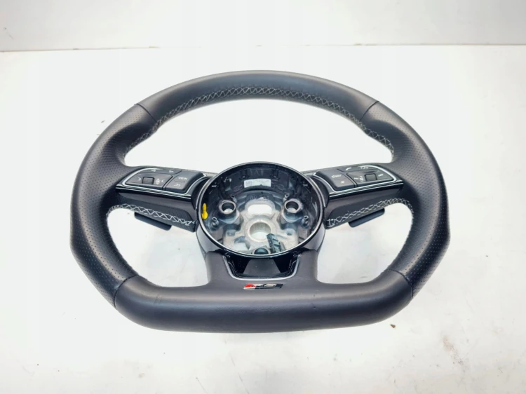 KIEROWNICA SKÓRA PIKOWANA RS S LINE ŚCIĘTA AUDI A4 B9 A5 8W 8W0419091AF JAH