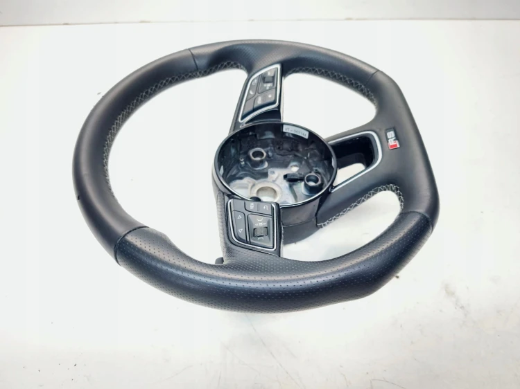 KIEROWNICA SKÓRA PIKOWANA RS S LINE ŚCIĘTA AUDI A4 B9 A5 8W 8W0419091AF JAH