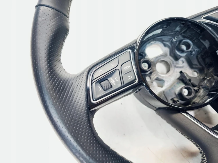 KIEROWNICA SKÓRA PIKOWANA RS S LINE ŚCIĘTA AUDI A4 B9 A5 8W 8W0419091AF JAH