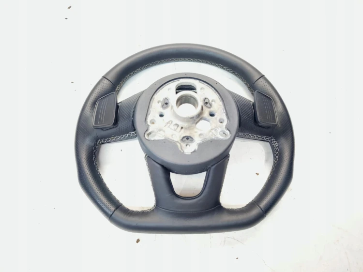 KIEROWNICA SKÓRA PIKOWANA RS S LINE ŚCIĘTA AUDI A4 B9 A5 8W 8W0419091AF JAH