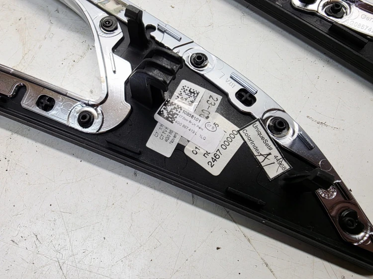 DEKOR DEKORY DRZWI PIANO BLACK AUDI A6 C7 KOMPLET 4G0867409R 1LQ