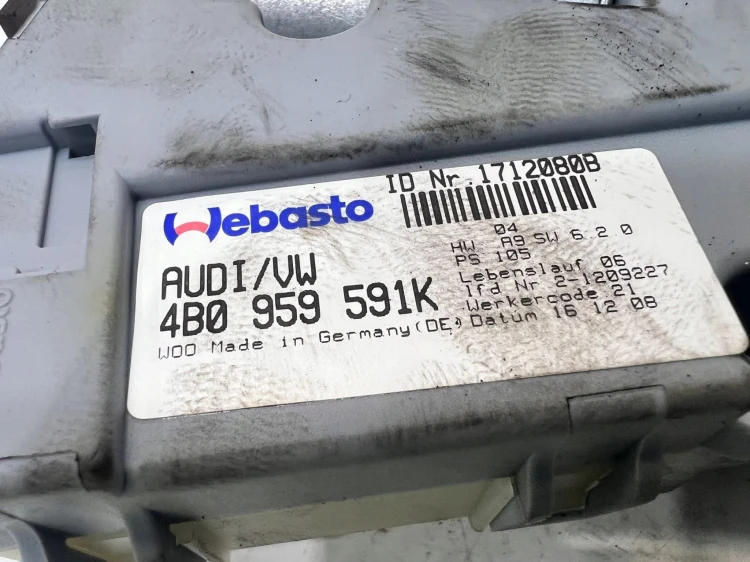 SILNICZEK SZYBERDACHU AUDI A6 C6 4B0959591K