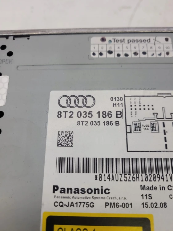 RADIO ZMIENIARKA CD AUDI A4 B8 A5 Q5 8T2035186B